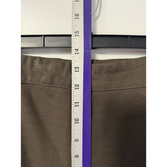 Soft Surroundings Skinny Stretch Pants PXL Brown Pull On Knit Style 35984 - Picture 6 of 10